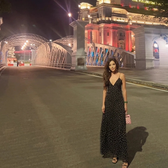 NWT Zara Flowy Polka Dot Maxi Dress - 2180/224 - Picture 7 of 14